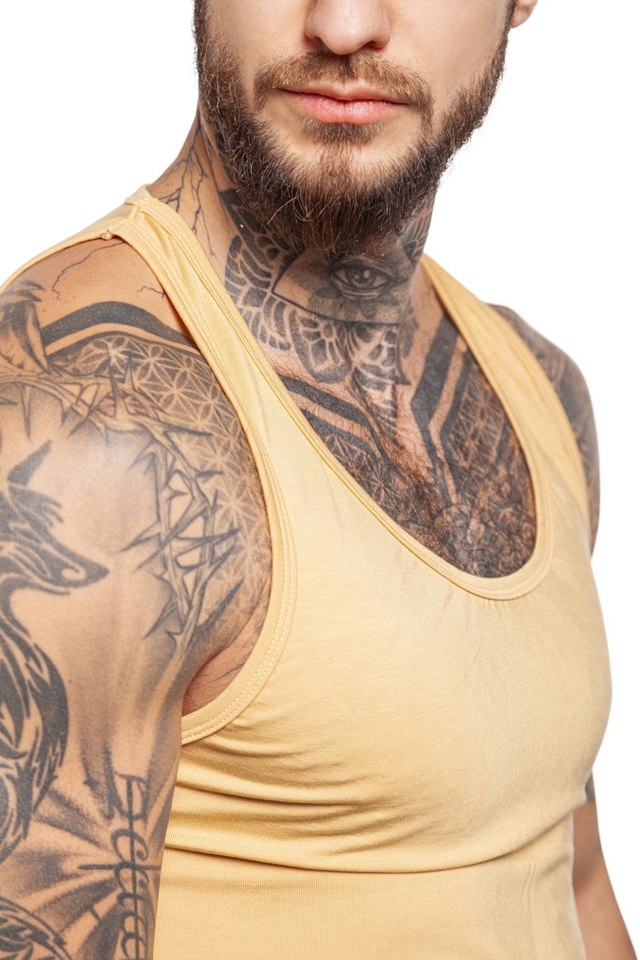 T-shirts Modal Wheat Майка з тканини модал