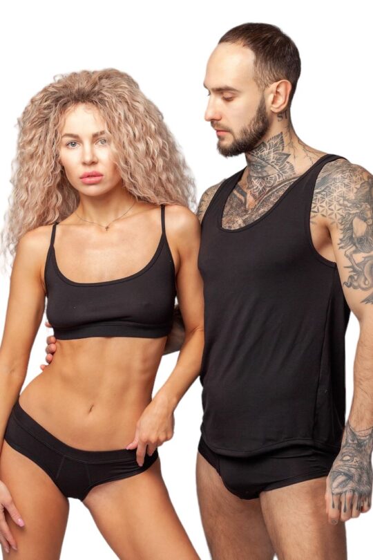 Set Man&Woman Modal Black