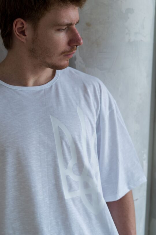 Футболка Герб Біла