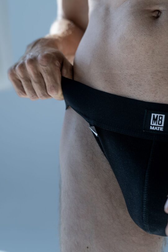 Tanga рубчик чорна