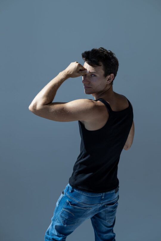 Майка рубчик чорна