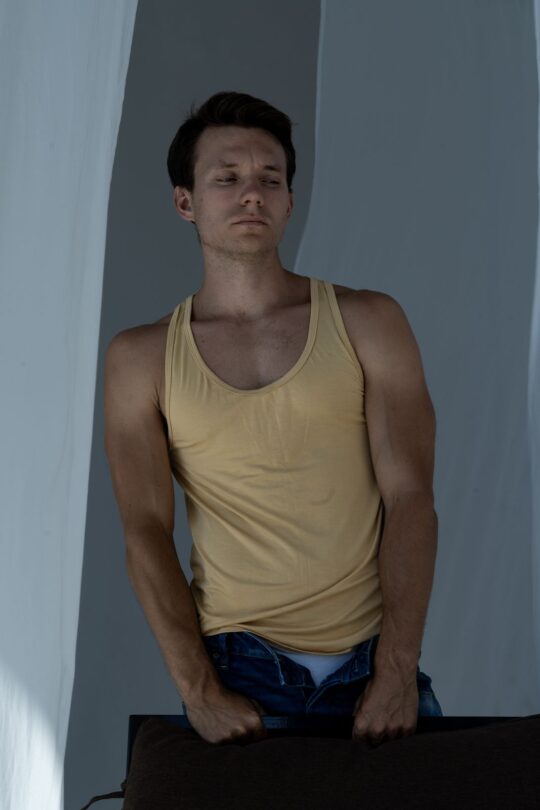 T-shirts Modal Wheat