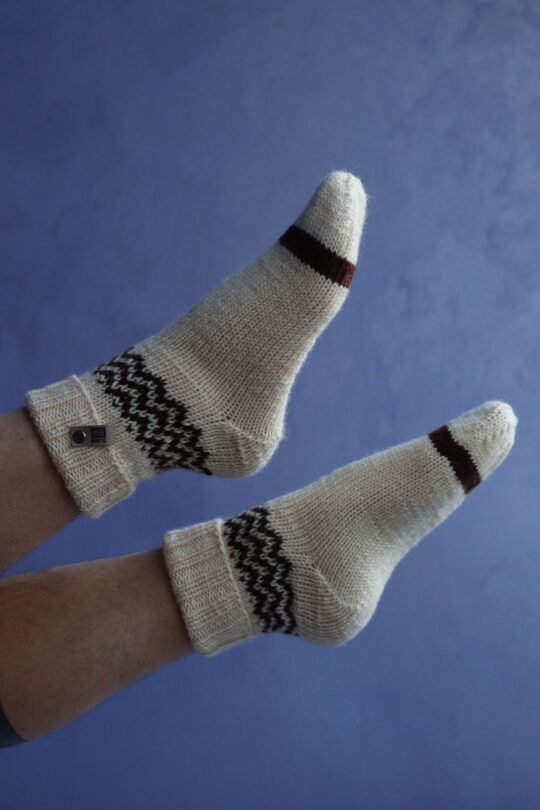 Шкарпетки в'язані Молоко