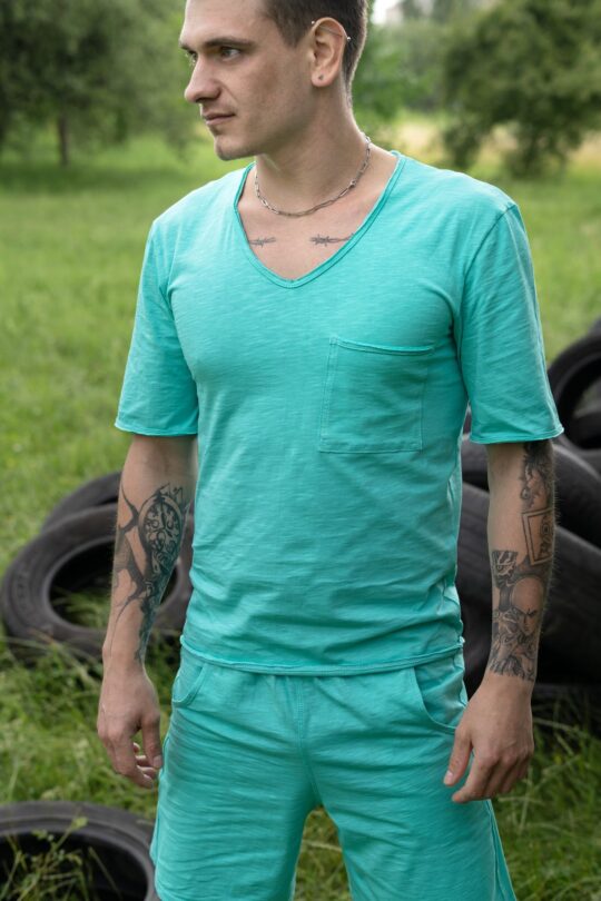 Костюм  Бірюза / Футболка