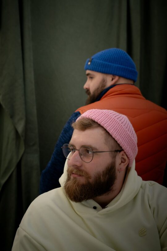 В'язана Шапка біні з вовни мериносу