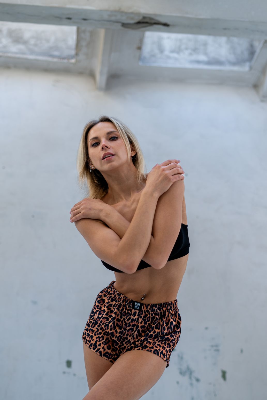 Boxer woman Leopard Boxer woman Leopard