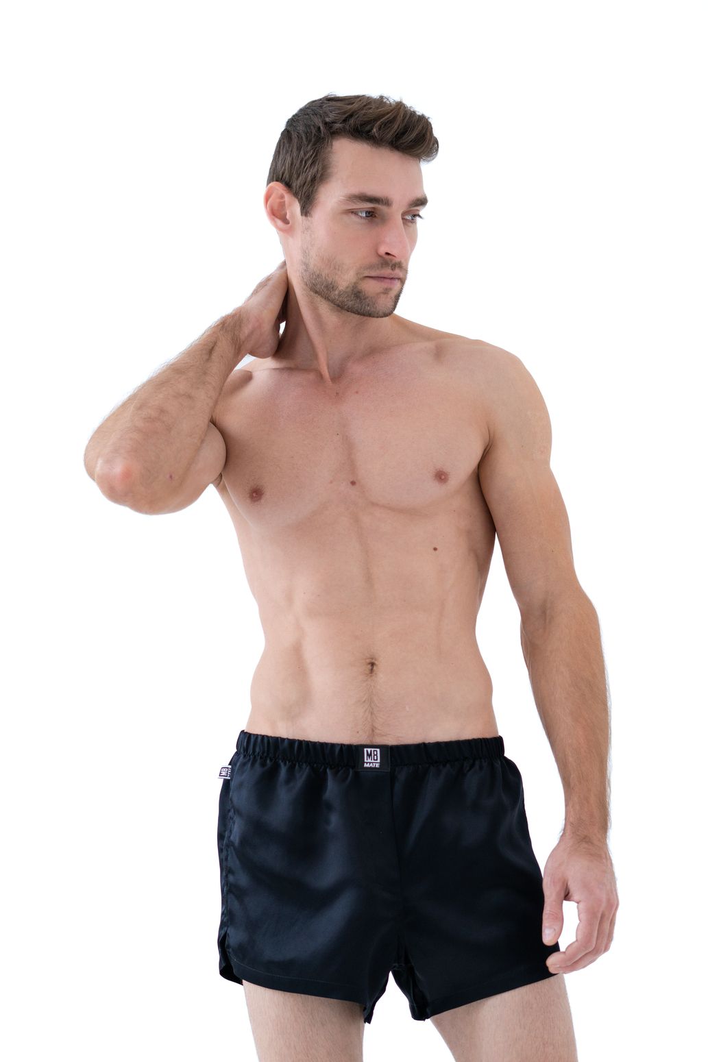 Boxers Mulberry Silk 100% Black Boxers Mulberry Silk 100% Black