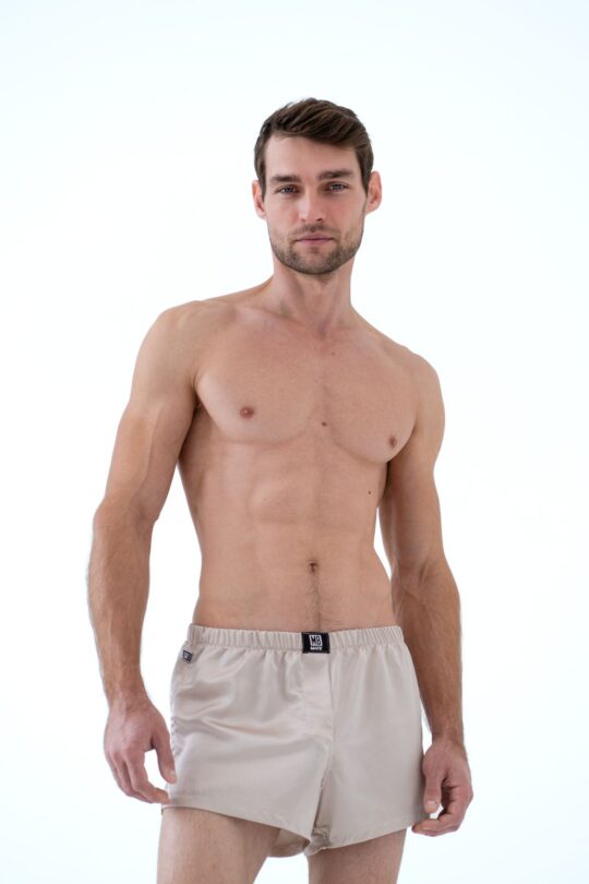 Boxers Mulberry Silk 100% Sand