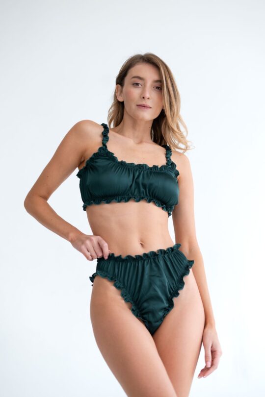 Silk Armani Dark Green