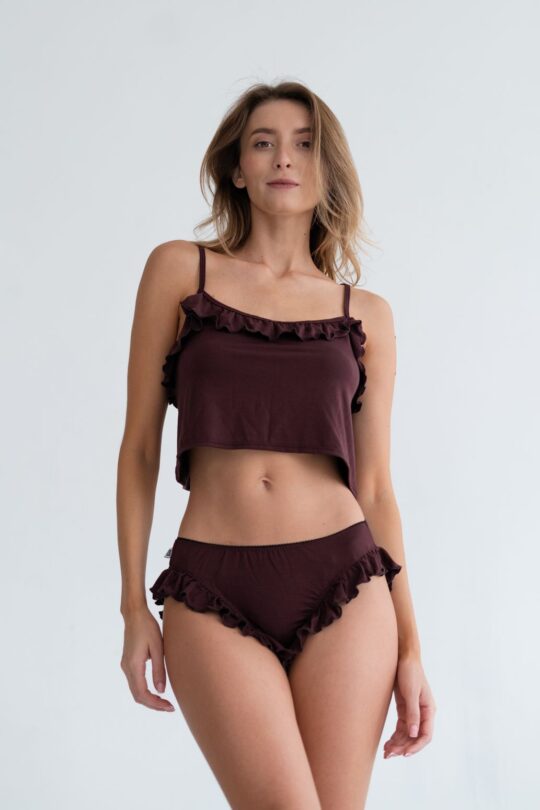 Жіноча піжама Modal Dark Chocolate