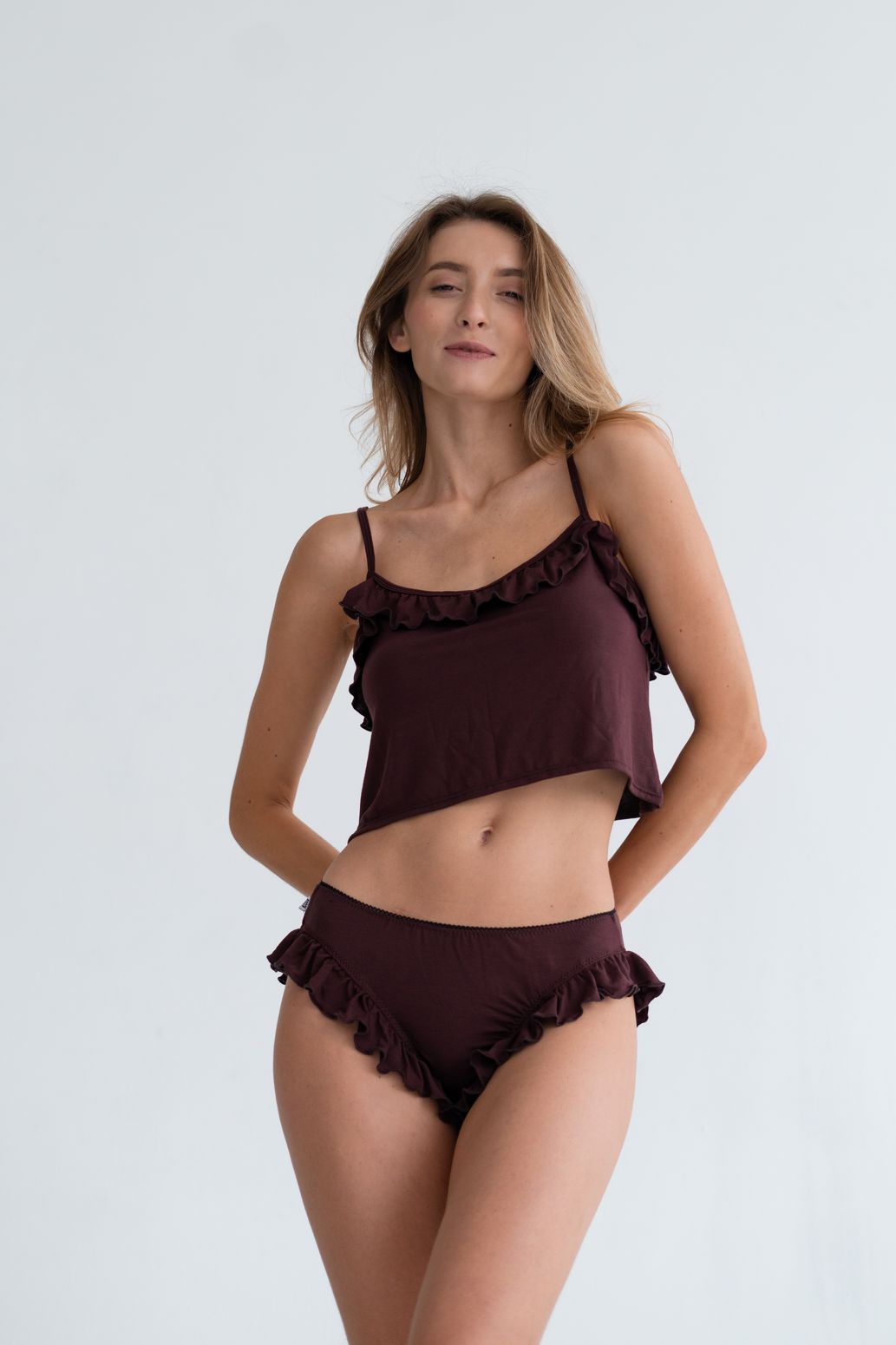 Жіноча піжама Modal Dark Chocolate Жіноча піжама Modal Dark Chocolate