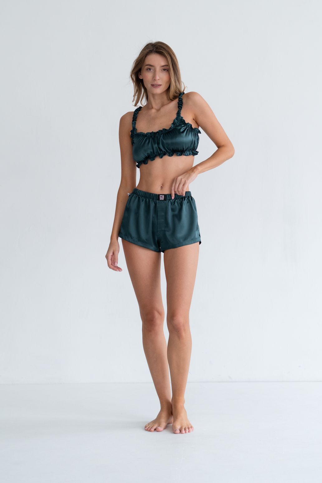 G. Boxers комплект Silk 100% Dark Green G. Boxers комплект Silk 100% Dark Green