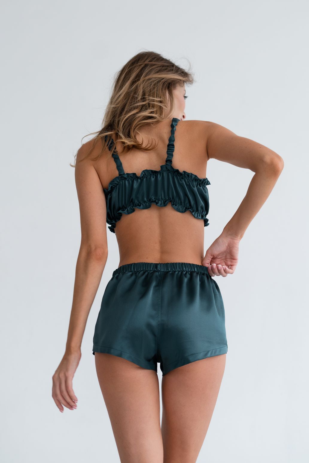 G. Boxers комплект Silk 100% Dark Green G. Boxers комплект Silk 100% Dark Green