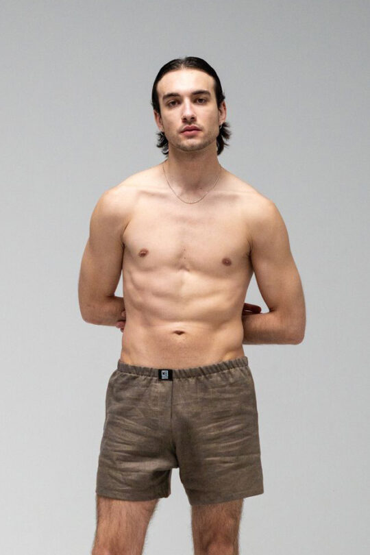 Boxers Linen Taupe