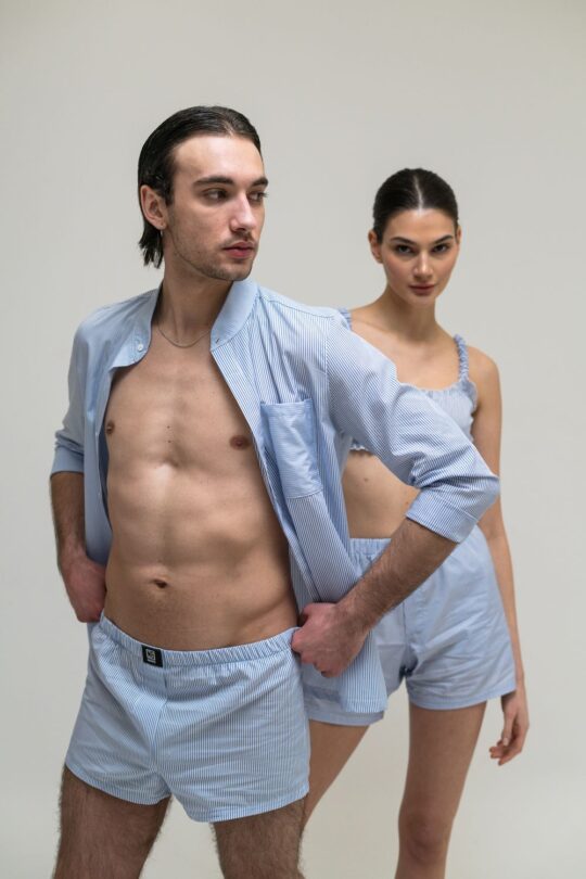 Set Man&Woman Boxers Strip