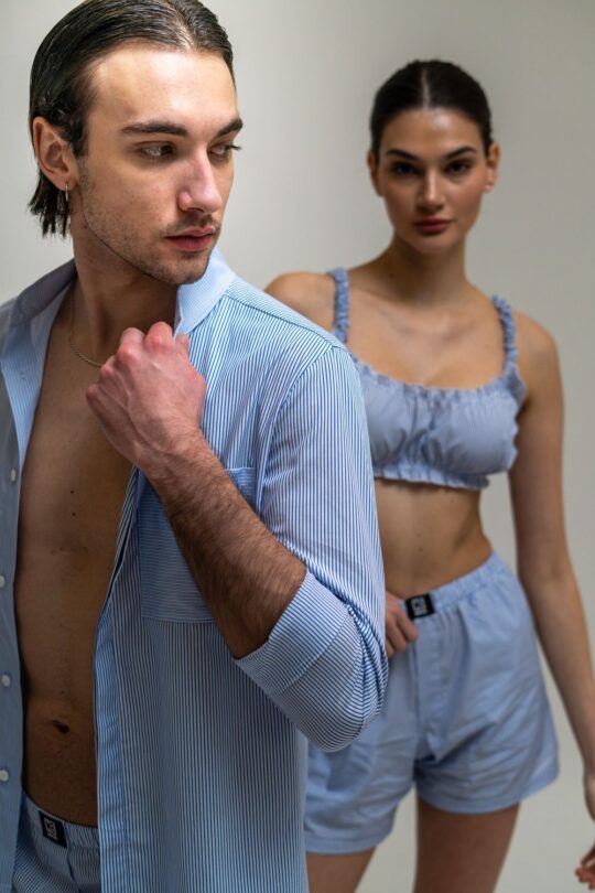 Set Man&Woman Boxers Strip