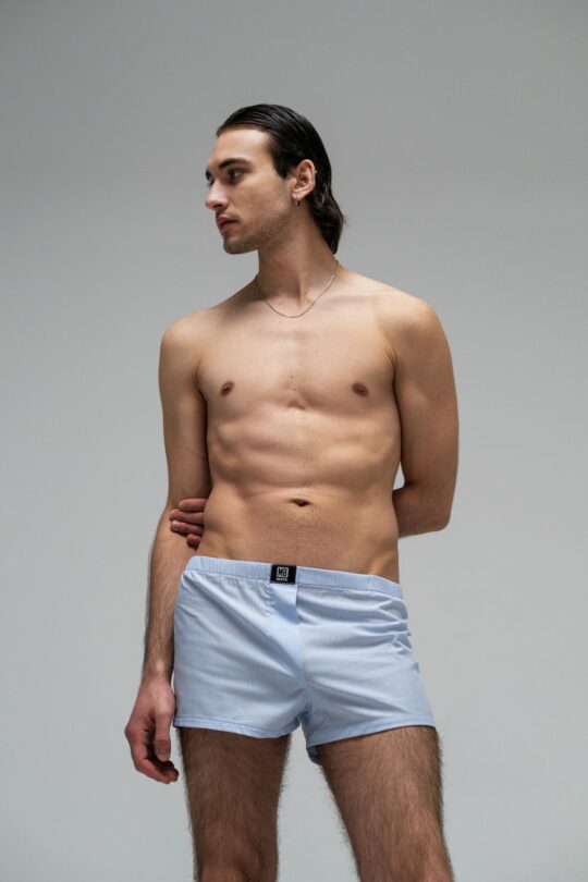 Mini Boxers Blue Strip