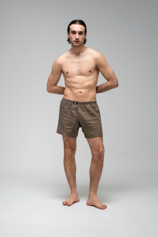 Boxers Linen Taupe