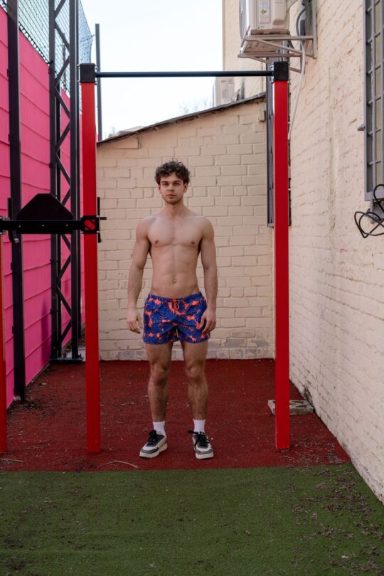 BOARDSHORTS PRNT ORANGE