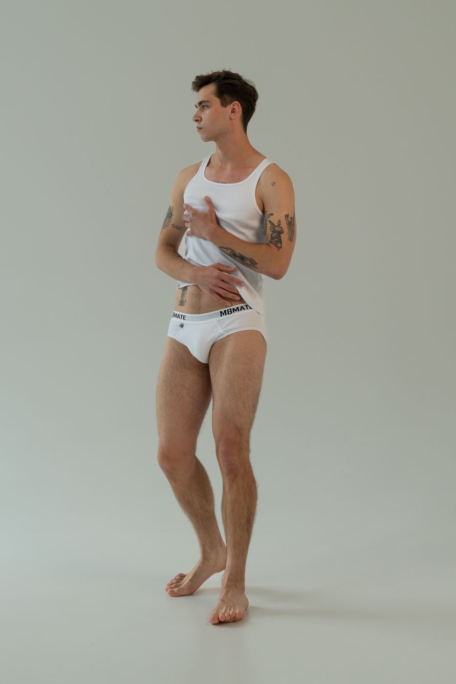 Майка рубчик White Майка рубчик White