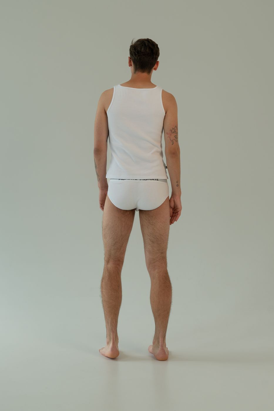 Майка рубчик White Майка рубчик White