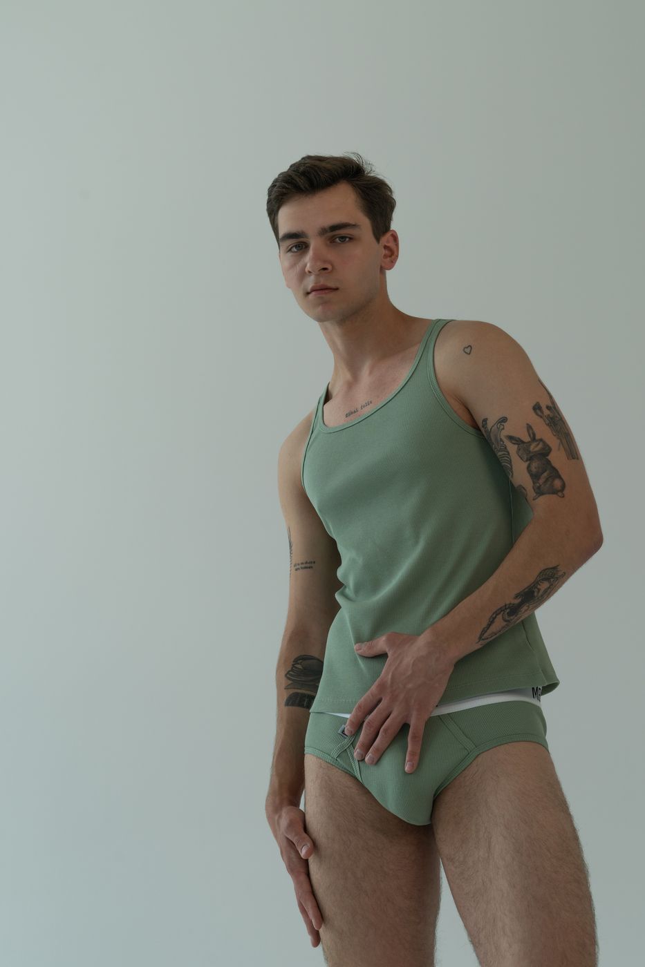 Майка рубчик Olive Майка рубчик Olive