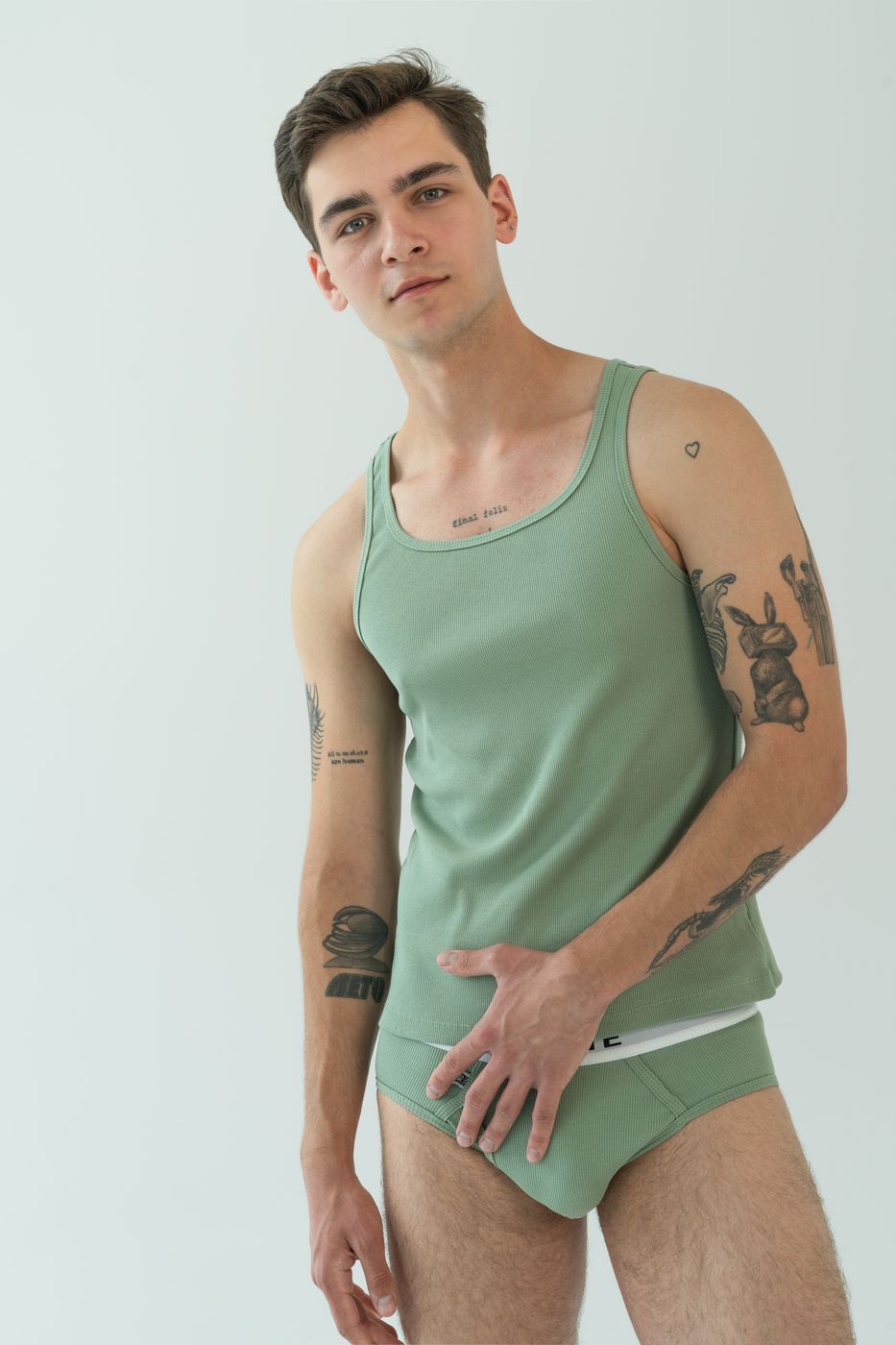 Майка рубчик Olive Майка рубчик Olive