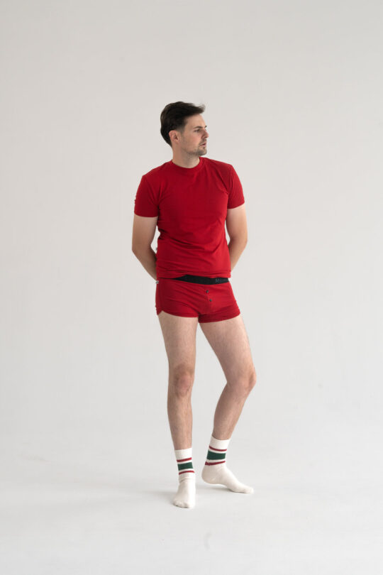 Suit t-shirt&Boxers Freeman Red