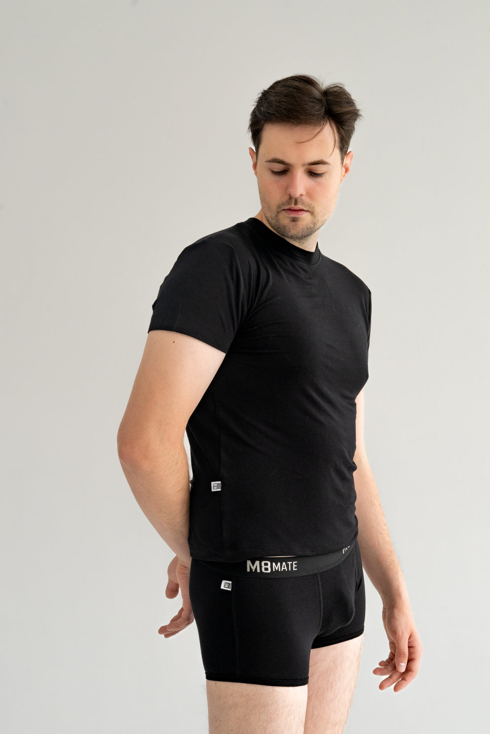 Suit t-shirt&Boxers Same Modal Black Suit t-shirt&Boxers Same Modal Black