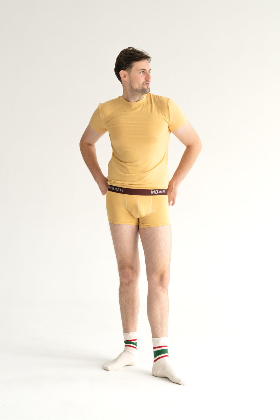Suit t-shirt&Boxers Same Modal Wheat Suit t-shirt&Boxers Same Modal Wheat