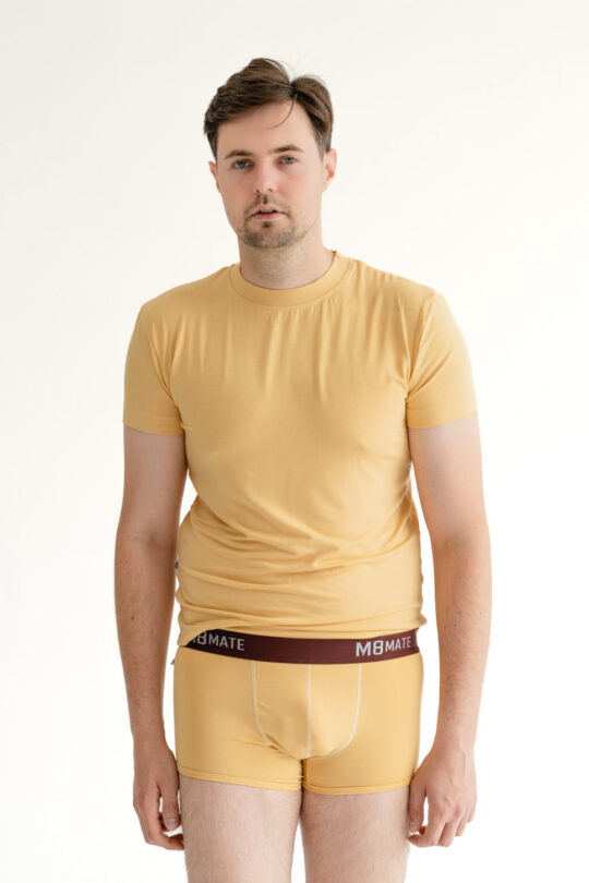 Suit t-shirt&Boxers Same Modal Wheat