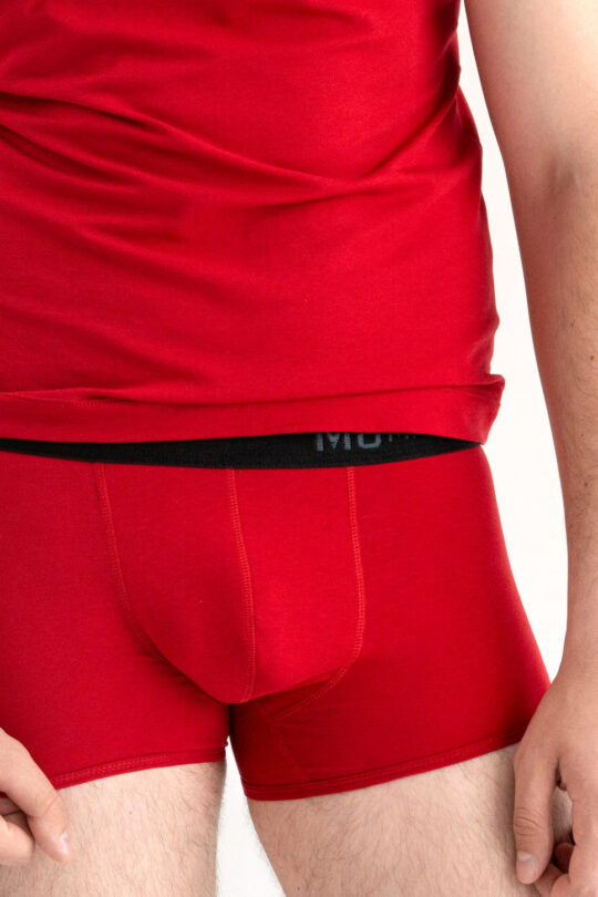 Suit t-shirt&Boxers Same Red