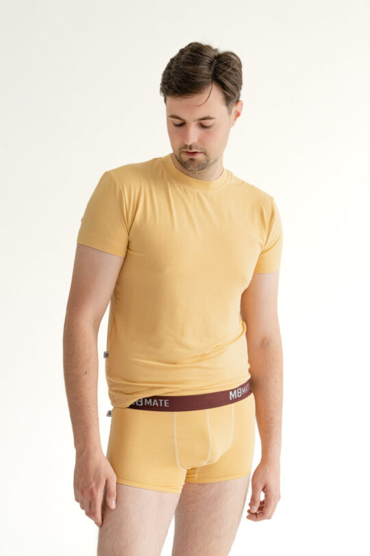 Suit t-shirt&Boxers Same Modal Wheat