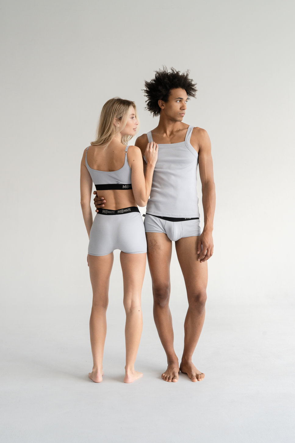 Set Man&Woman Comfort Gray Set Man&Woman Comfort Gray