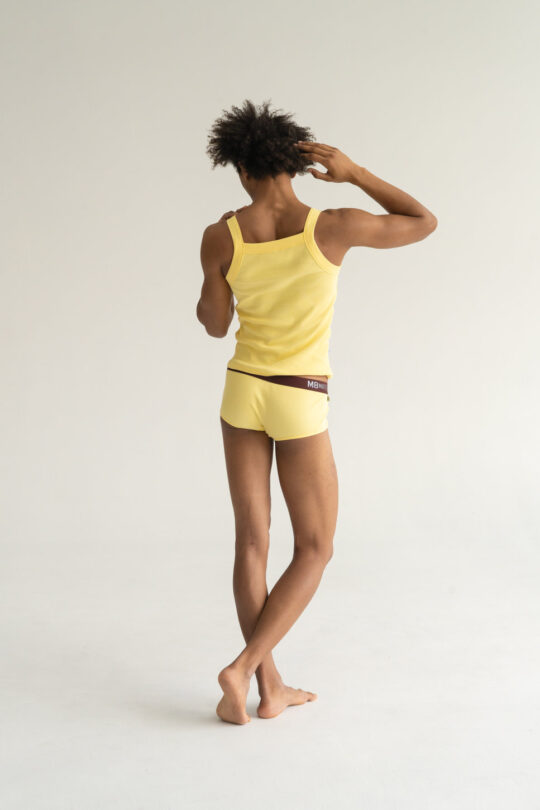 Set Man Vintage&T-shirt Comfort Yellow