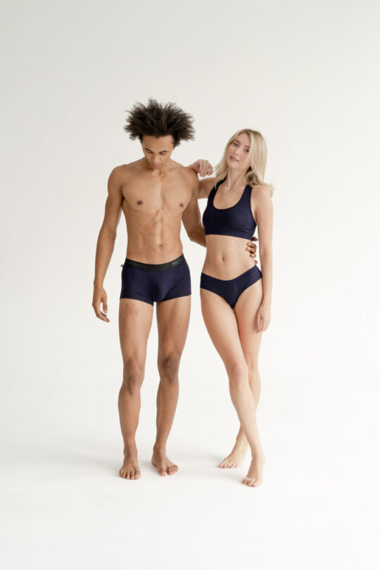 Set Man&Woman Same&Vintage Dark Blue