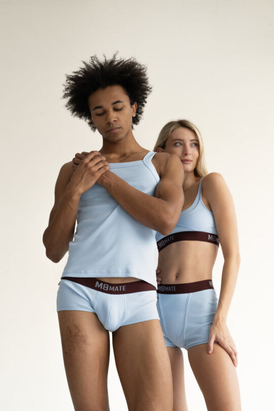 Set Man&Woman Comfort Blue